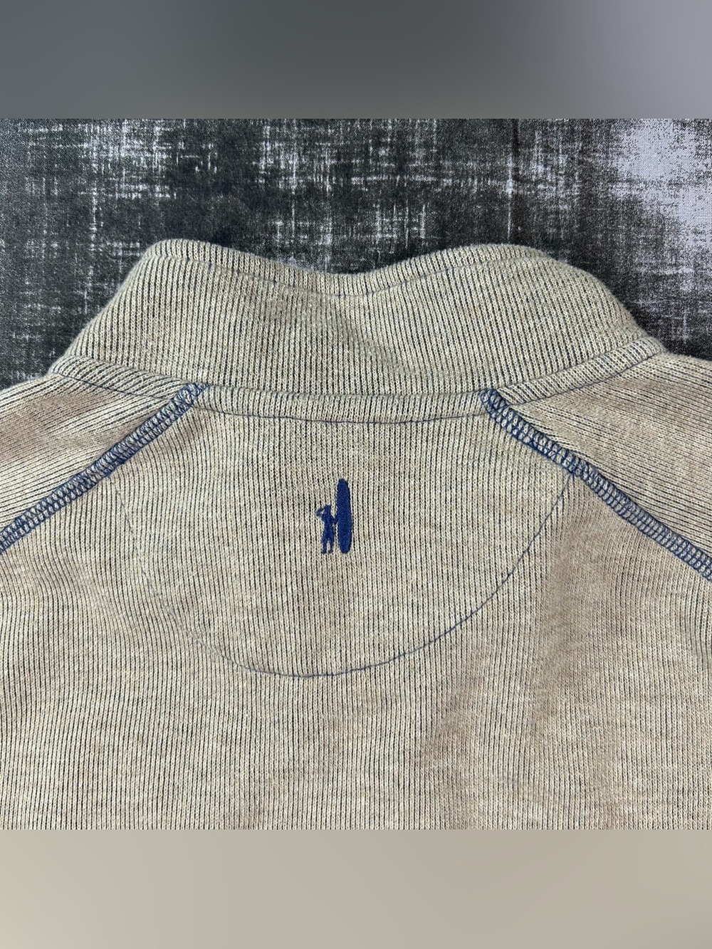 Johnnie-O Sweater Mens 2XL Brown Teak 1/4 Zip"HHC Golfer" Heavyweight Pullover - Picture 11 of 11